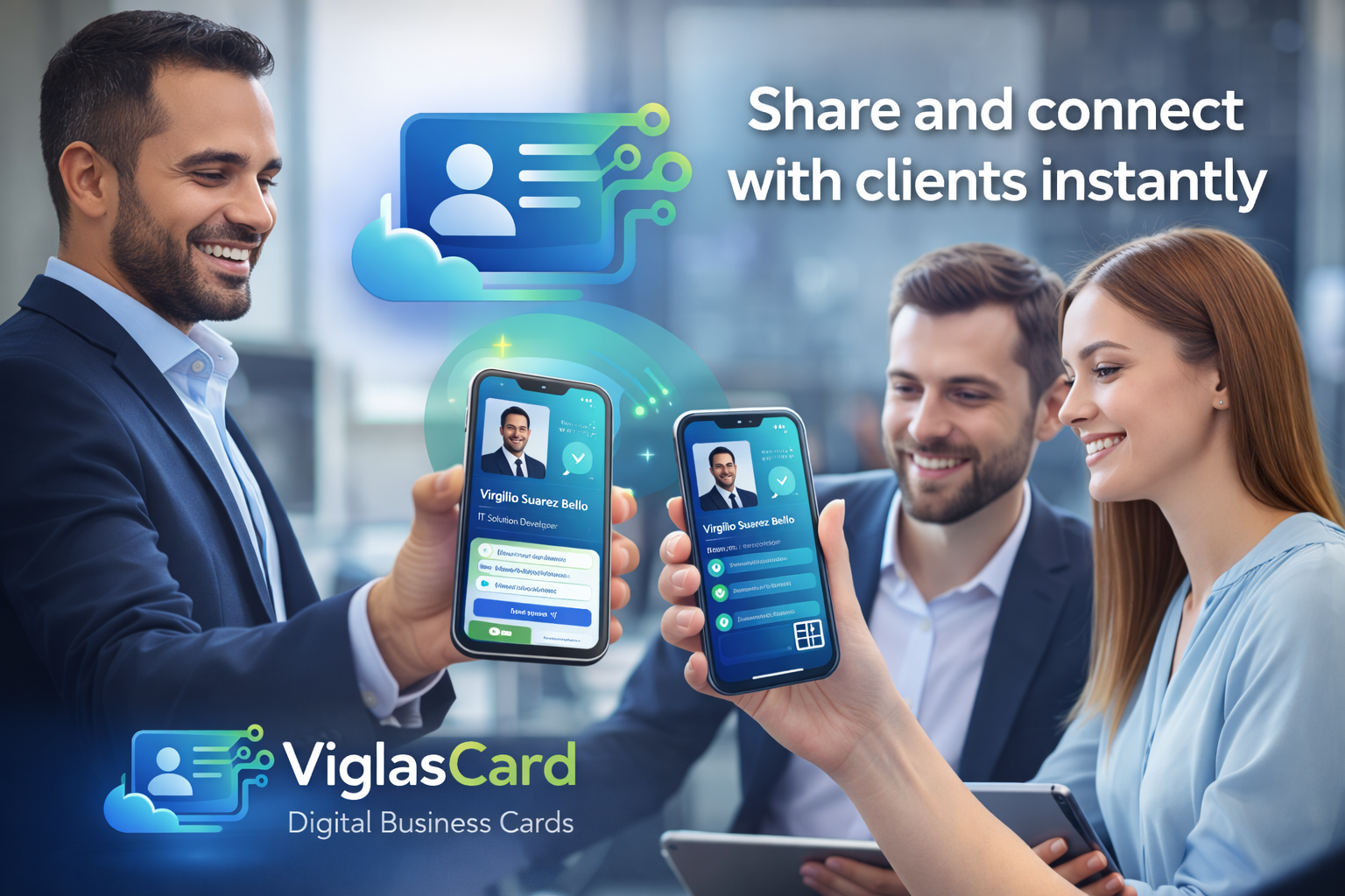 ViglasCard — comparte y conecta con clientes al instante